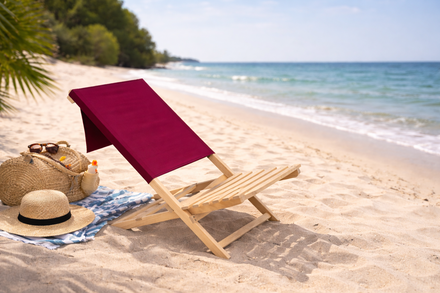 Krzesełka plażowe