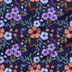Botanical Pattern-Flat Microfiber