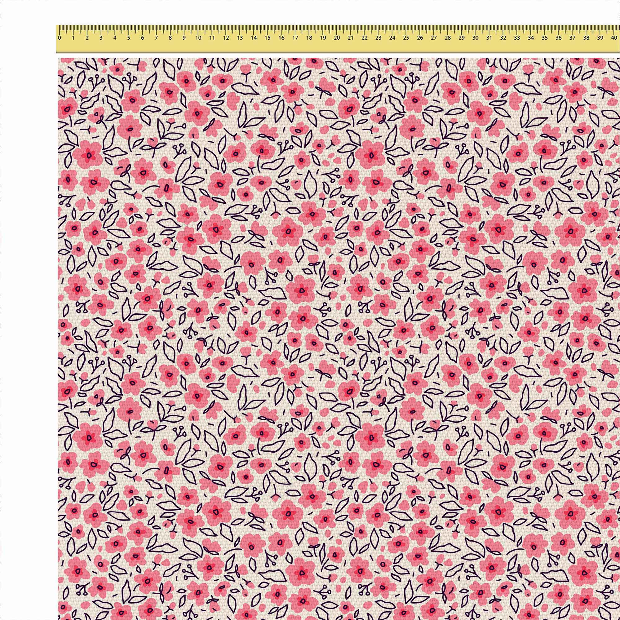 Malé růžové květy - Oxford
