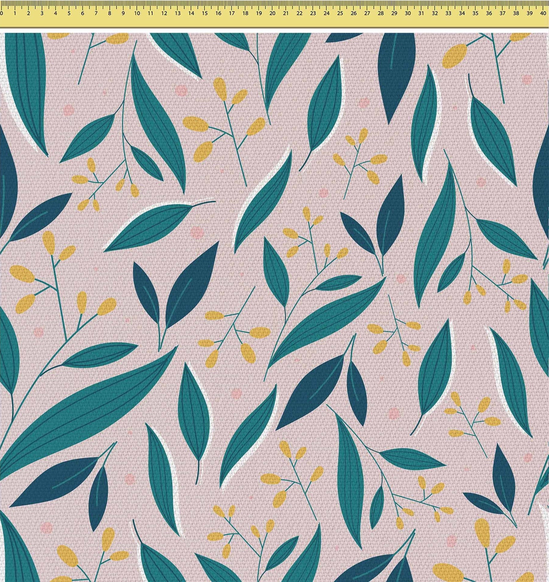 Yellow Forest Flowers-Velvet