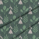 Volksblumen auf Grün-Oxford