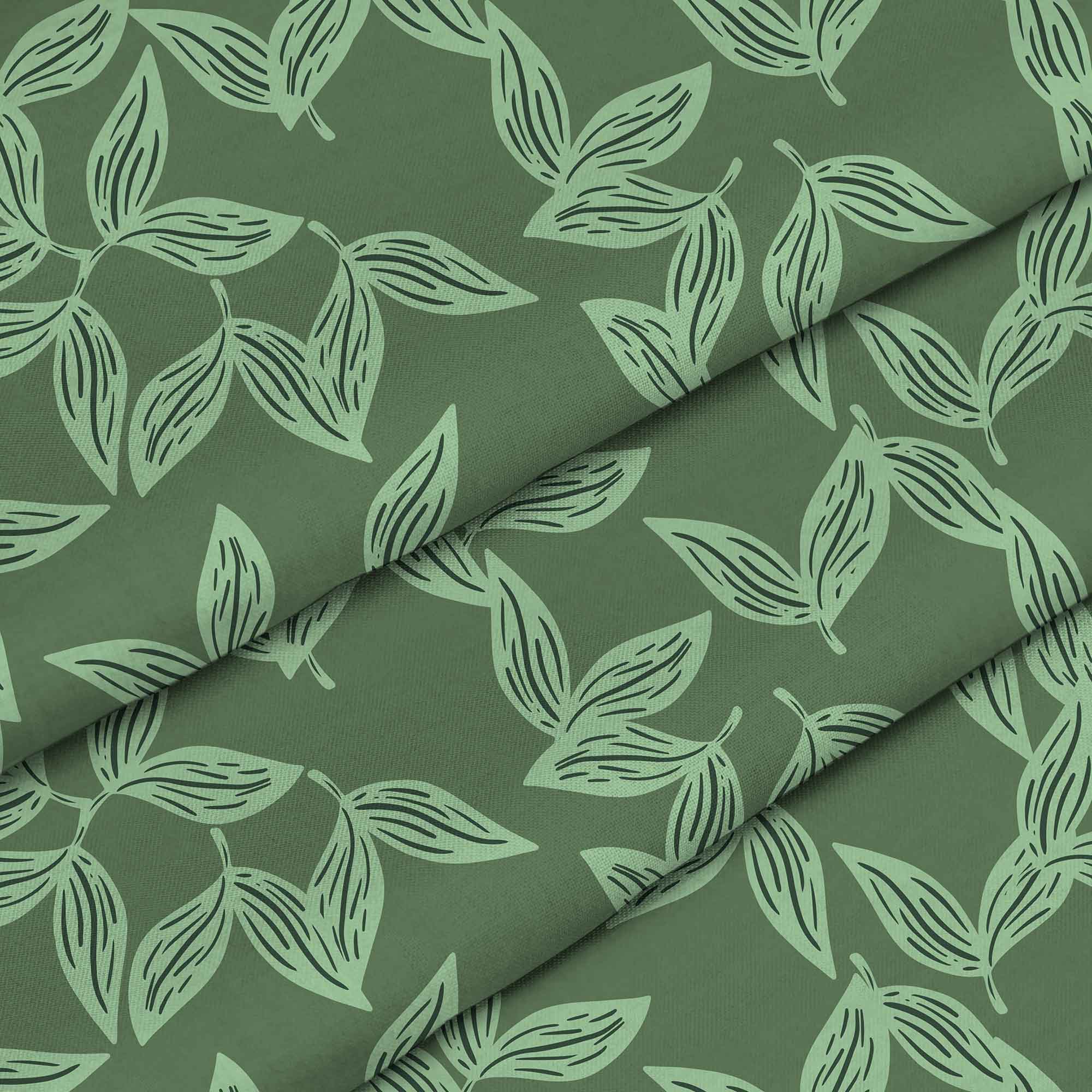 Herbal Leaves Pattern-Oxford