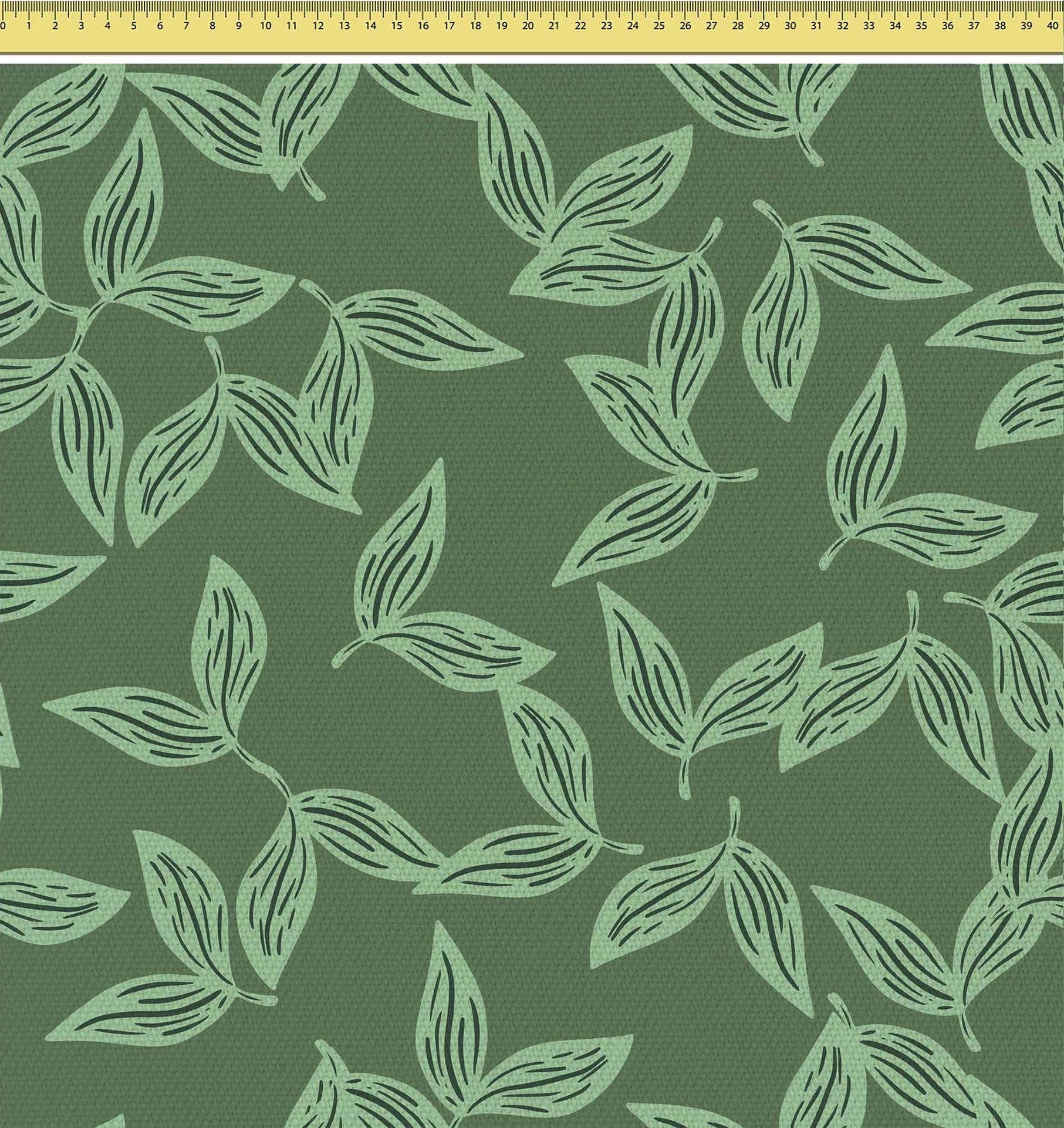 Herbal Leaves Pattern-Oxford