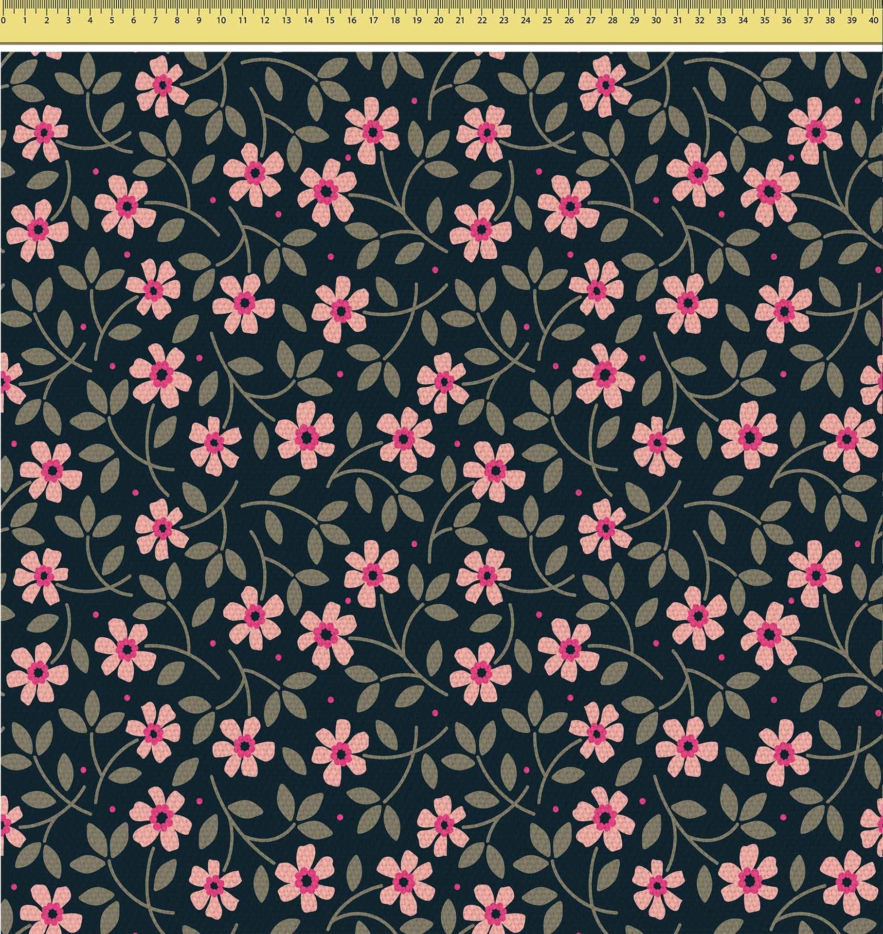 Romantic Flowers-Tkanina Obrusowa