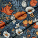 Flowers Bombs Tablecloth Fabric