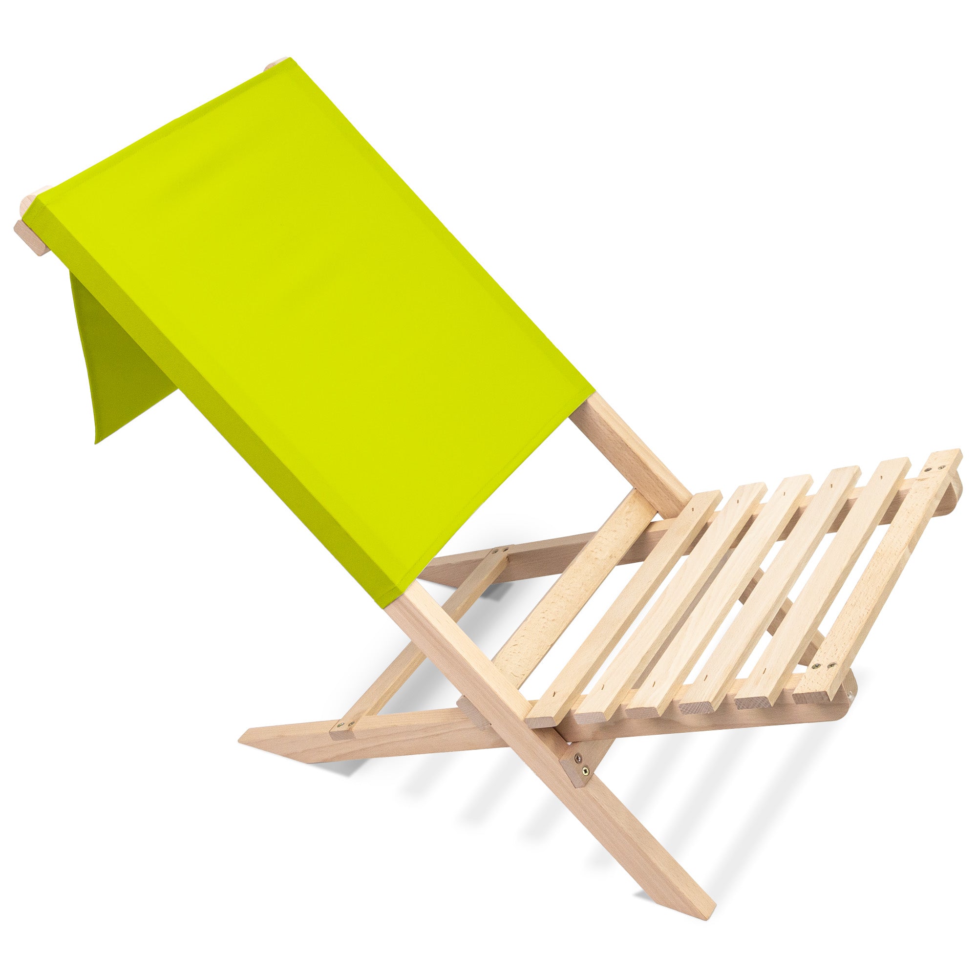 Folding Beach Chair Lime