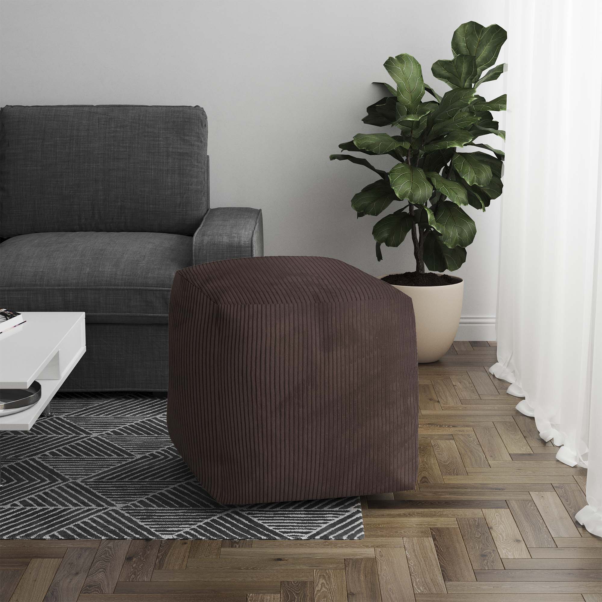 Puf Cube Dunkle Schokolade