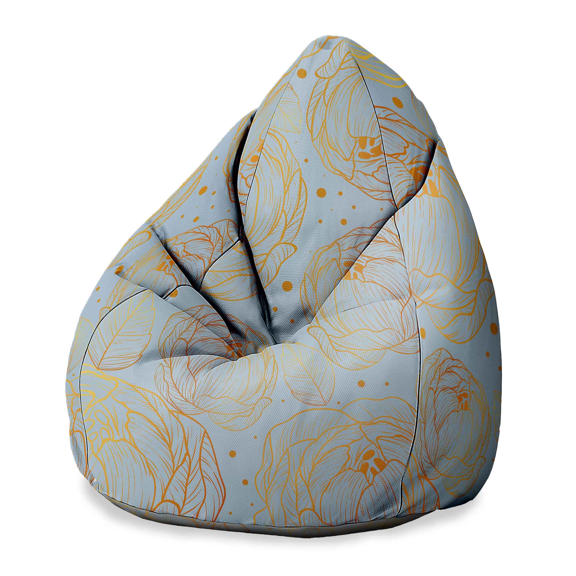 Sedací vak Pearshape Dreaming Flowers-S-Oxford