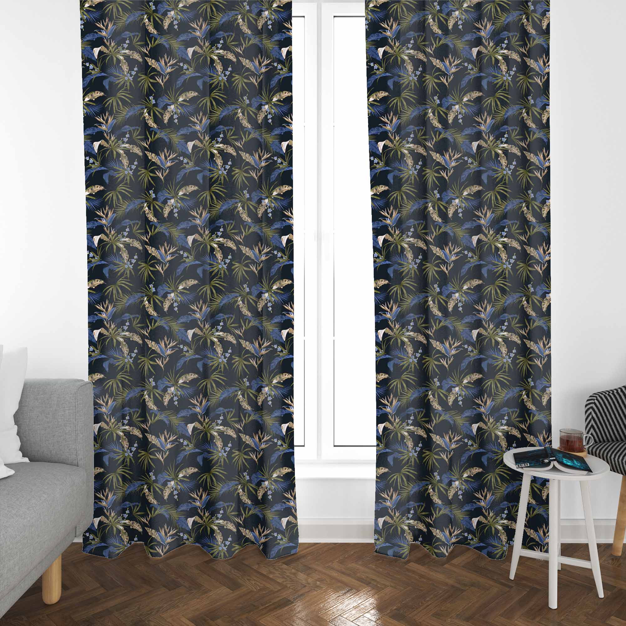 Exotic Blue Leaves