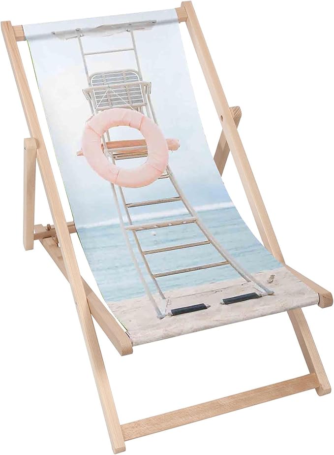 Dřevěné lehátko Vintage Lifeguard