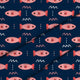 Pink Fish-Tablecloth Fabric