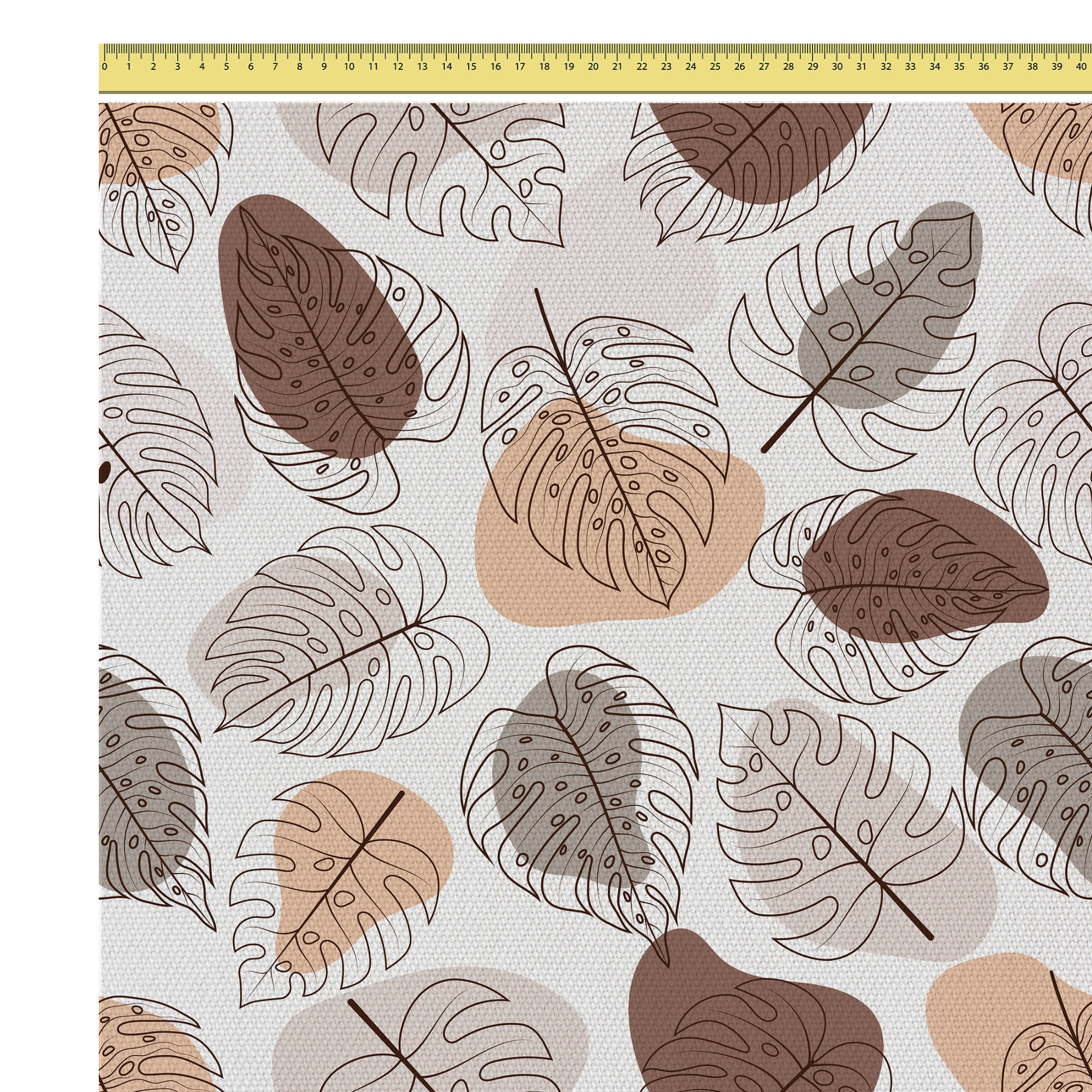Monstera lineart-Oxford