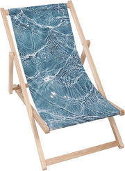 Holzliegestuhl Kristallklares Wasser
