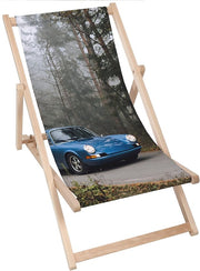 Holzliegestuhl Morgendliche Fahrt