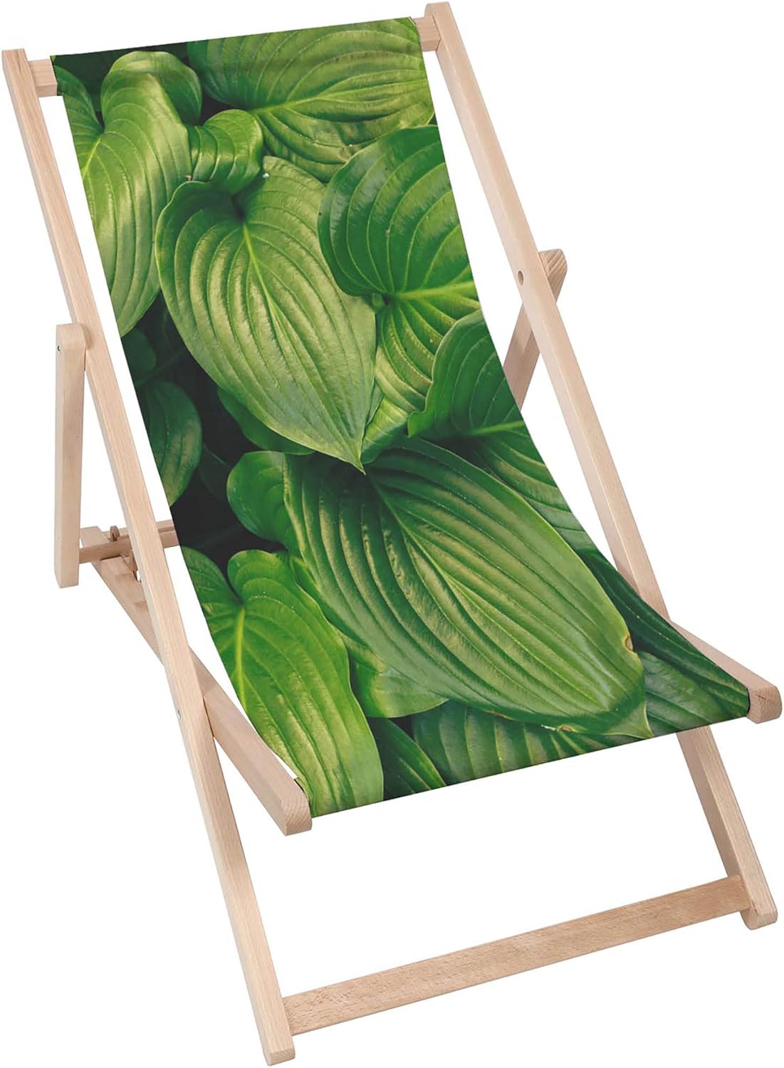 Dřevěné lehátko Big Green Leaves