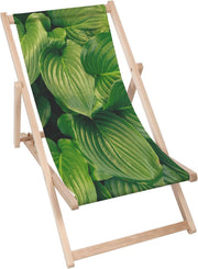 Dřevěné lehátko Big Green Leaves