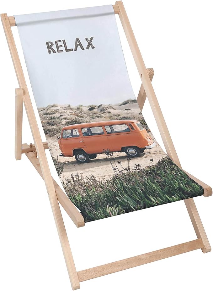 Wooden Deck Chair Relax