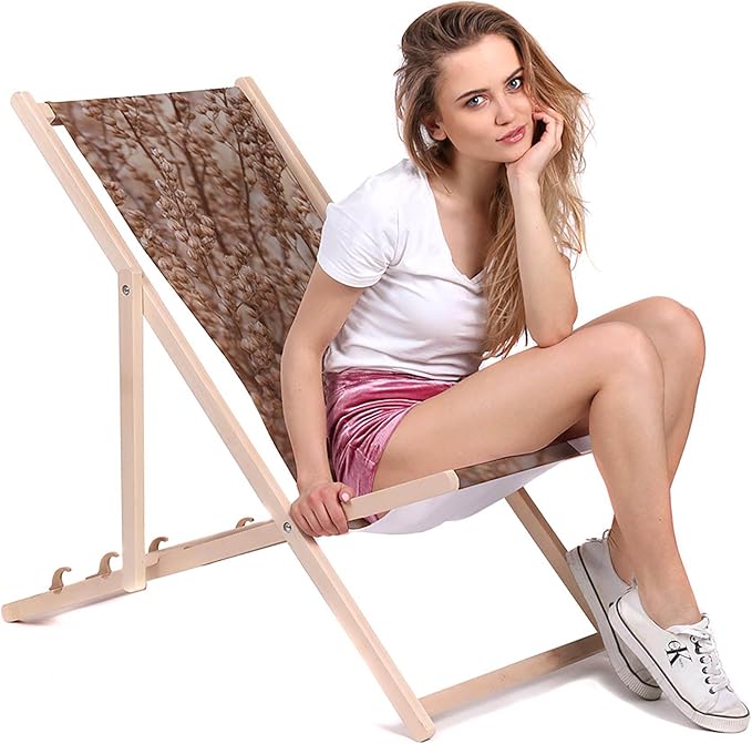 Dřevěné lehátko Brown Boho
