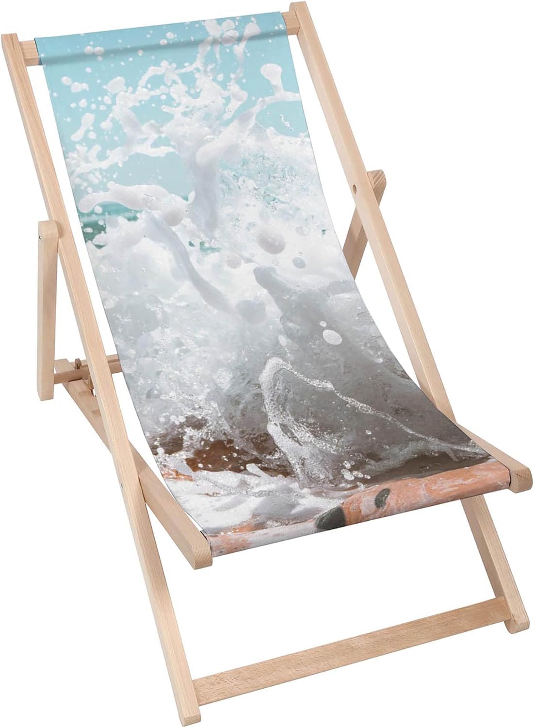 Holzliegestuhl Ozeanwasser