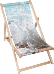 Holzliegestuhl Ozeanwasser