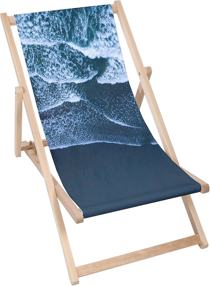 Dřevěné lehátko Restless Ocean