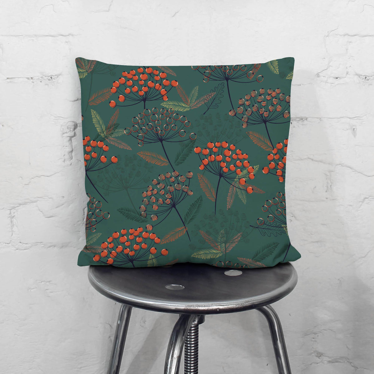 Orange Berries-Velvet