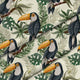 Toucans in Jungle-Flat Microfiber