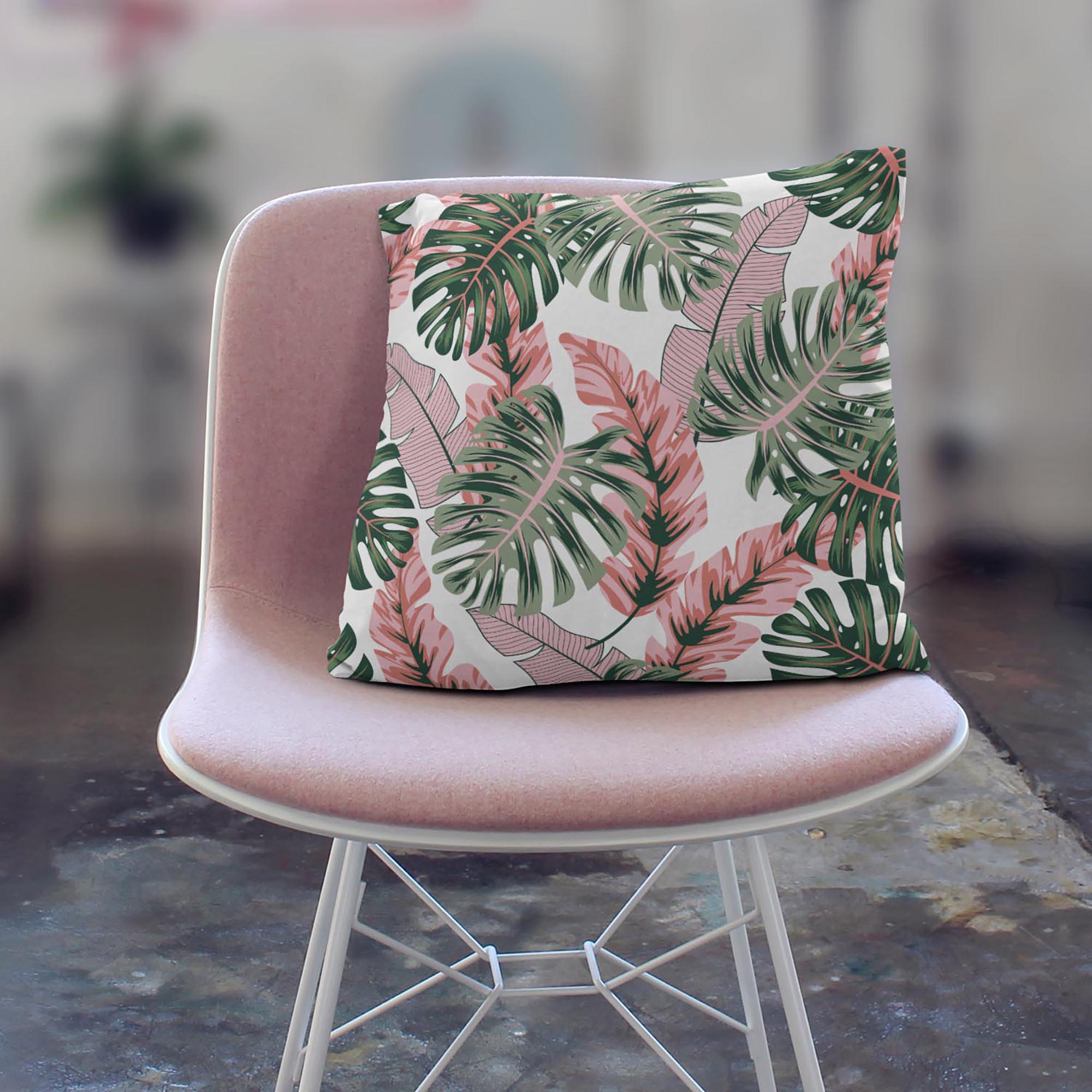 Tropical Pink and Green Leaves-Panama