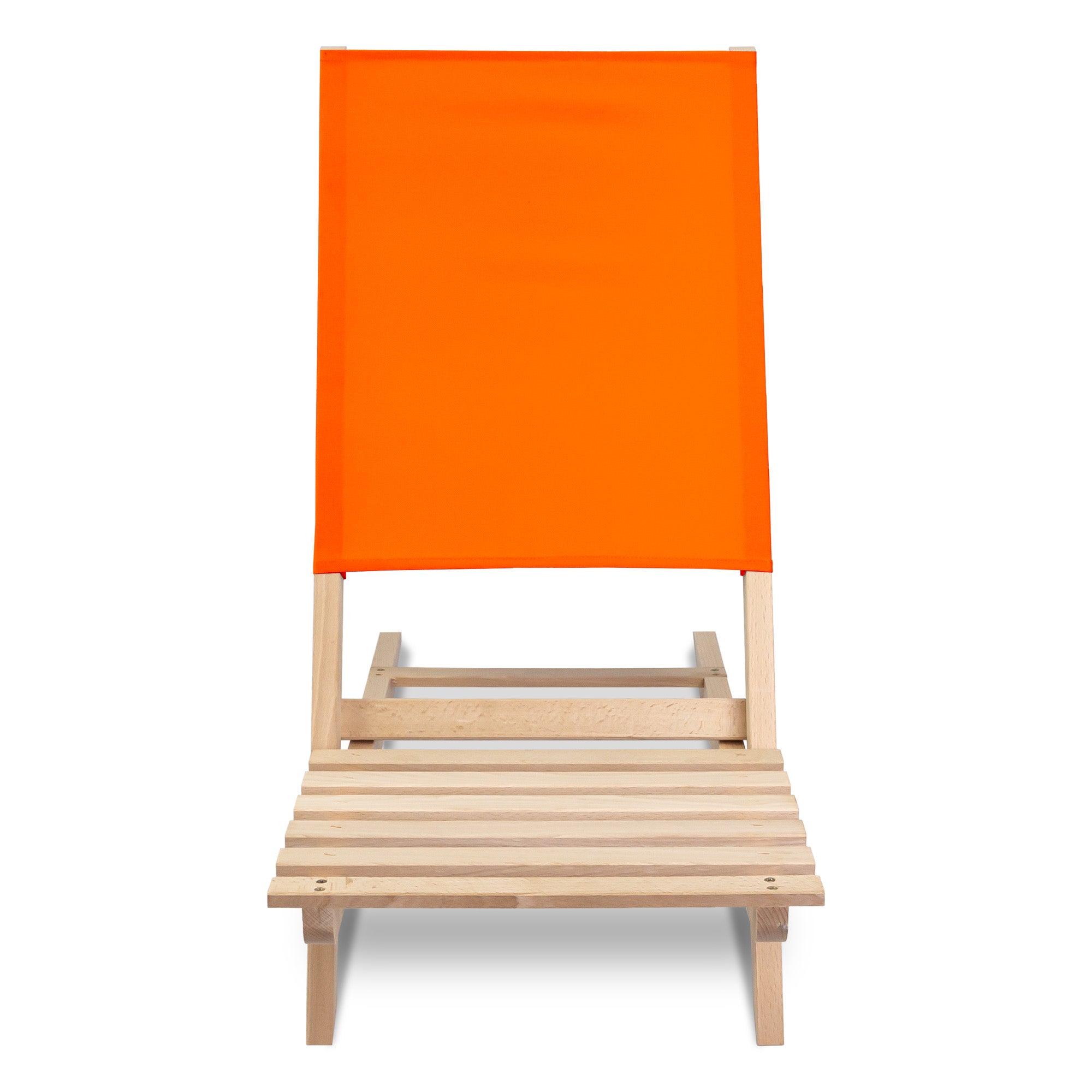 Skladacie plážové kreslo Oranžové