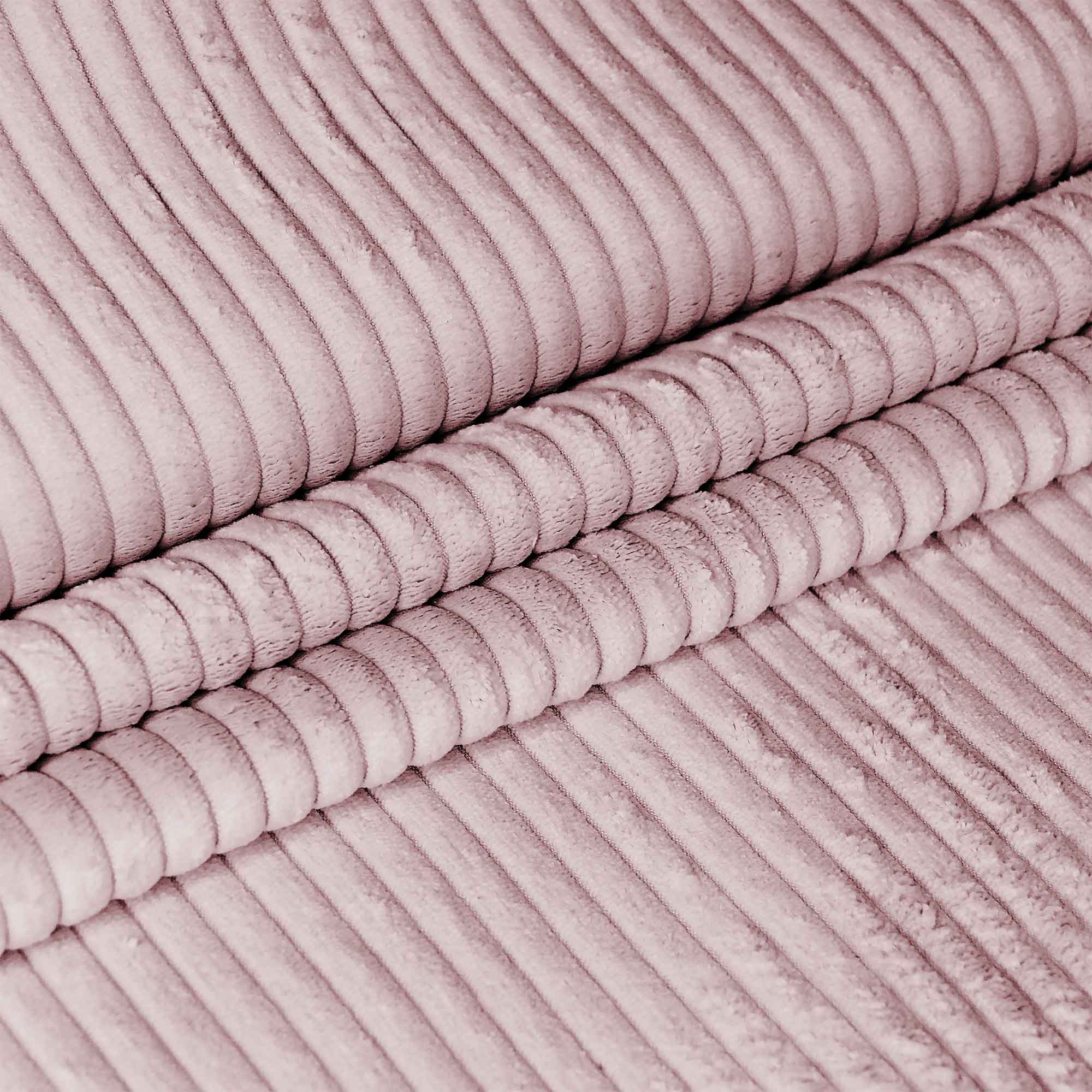 Paradise Hocker mit Fußstütze Silberrosa-M