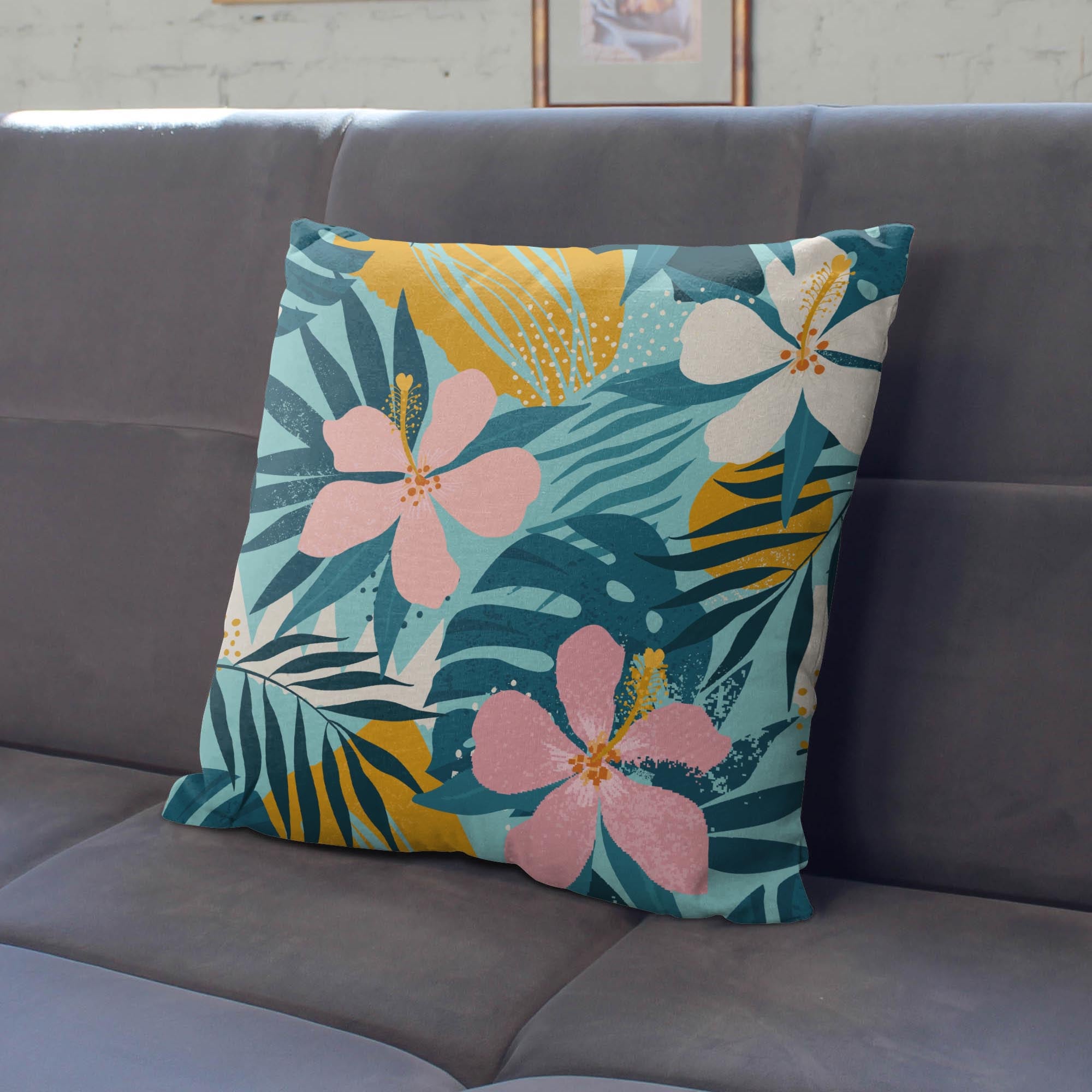 Tropical Palm Flowers-Lincoln