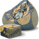 Paradise Sitzsack mit Fußhocker Motorcycle