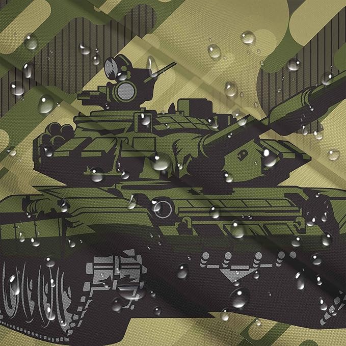 Puf Paradise s podnožkou Military