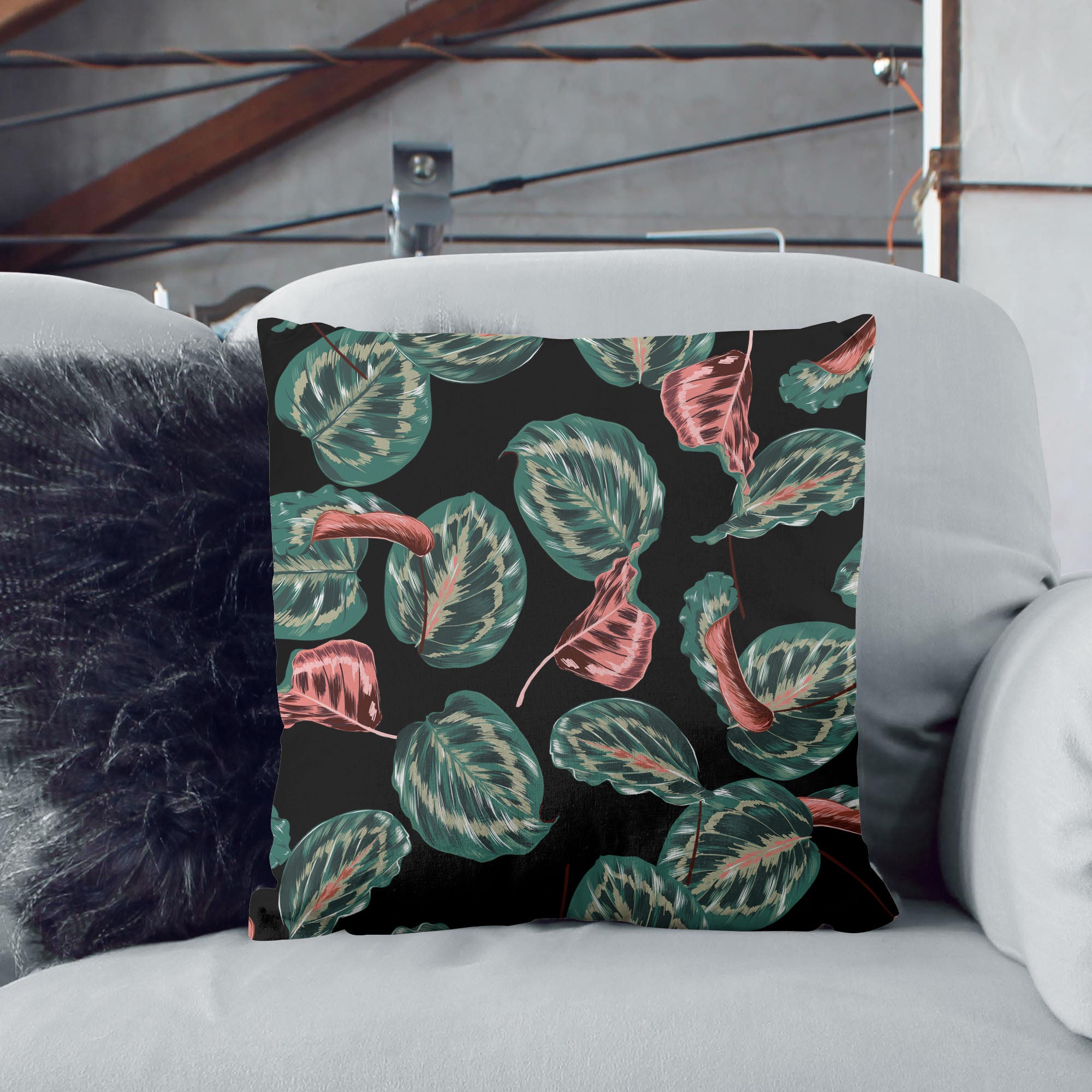 Red Tropical Maranta-Velvet