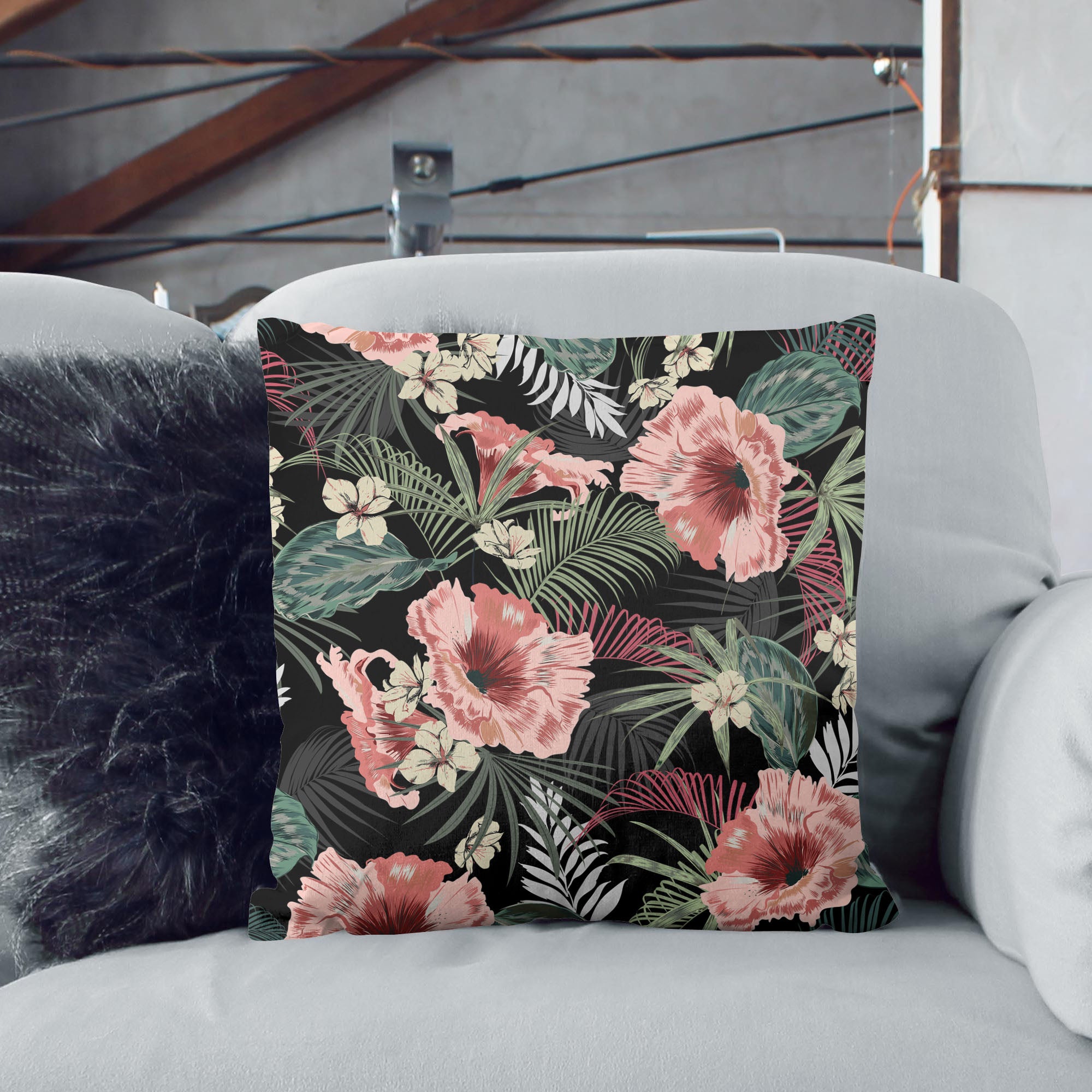 Red Tropical Petunia-Flat Microfiber