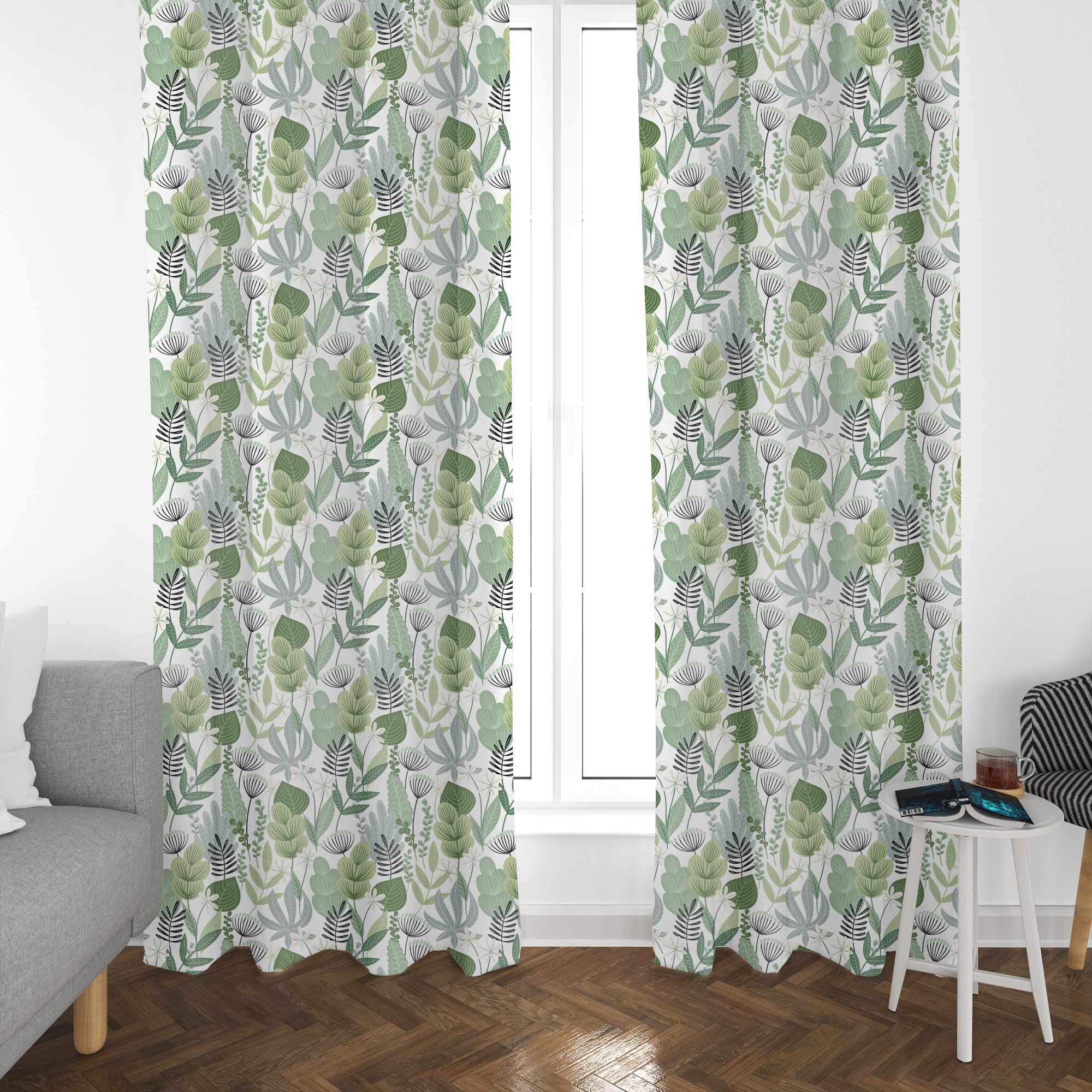 Flowers and Grass-Flat Microfiber