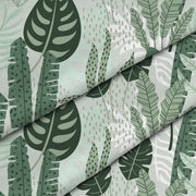 Tropical Mint Leaves Palm-Flat Microfiber