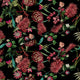 Dark Jungle Red-Flat Microfiber