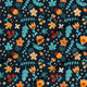 Scattered Flowers-Tablecloth Fabric