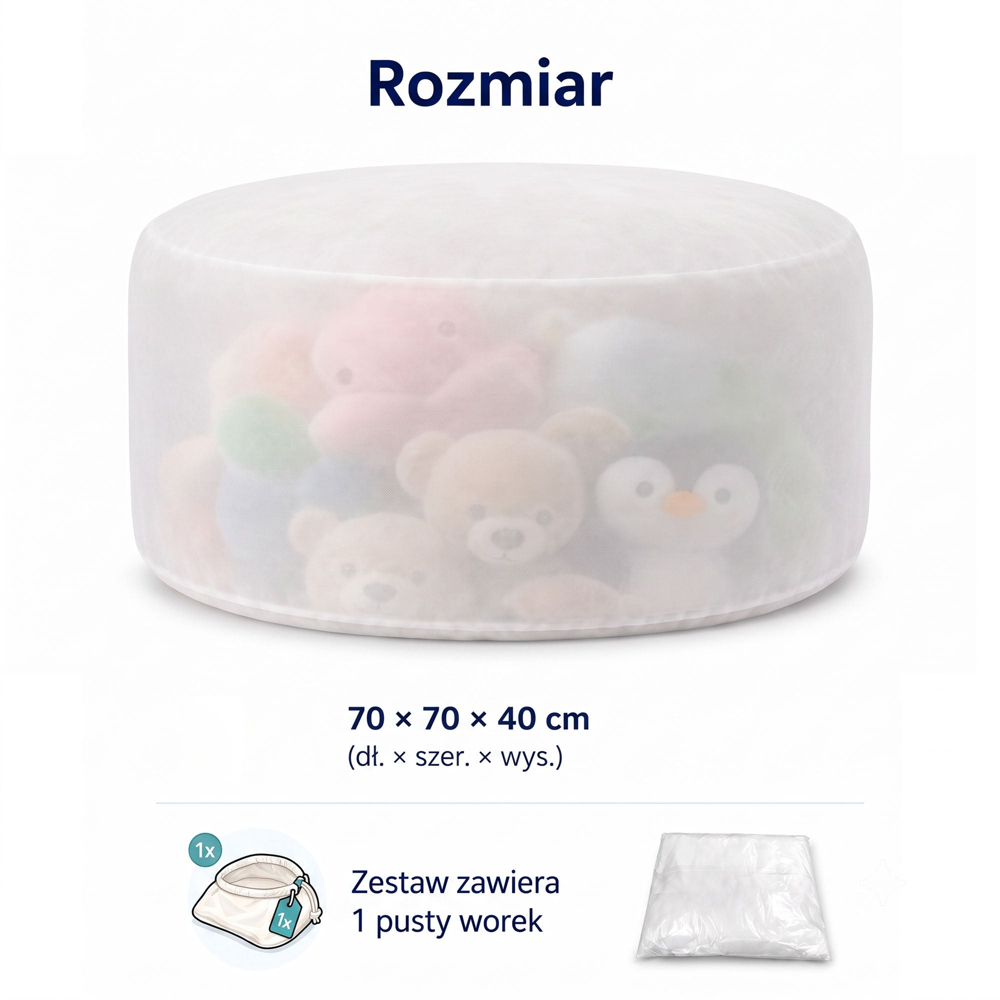 Pokrowiec podnóżek Roller