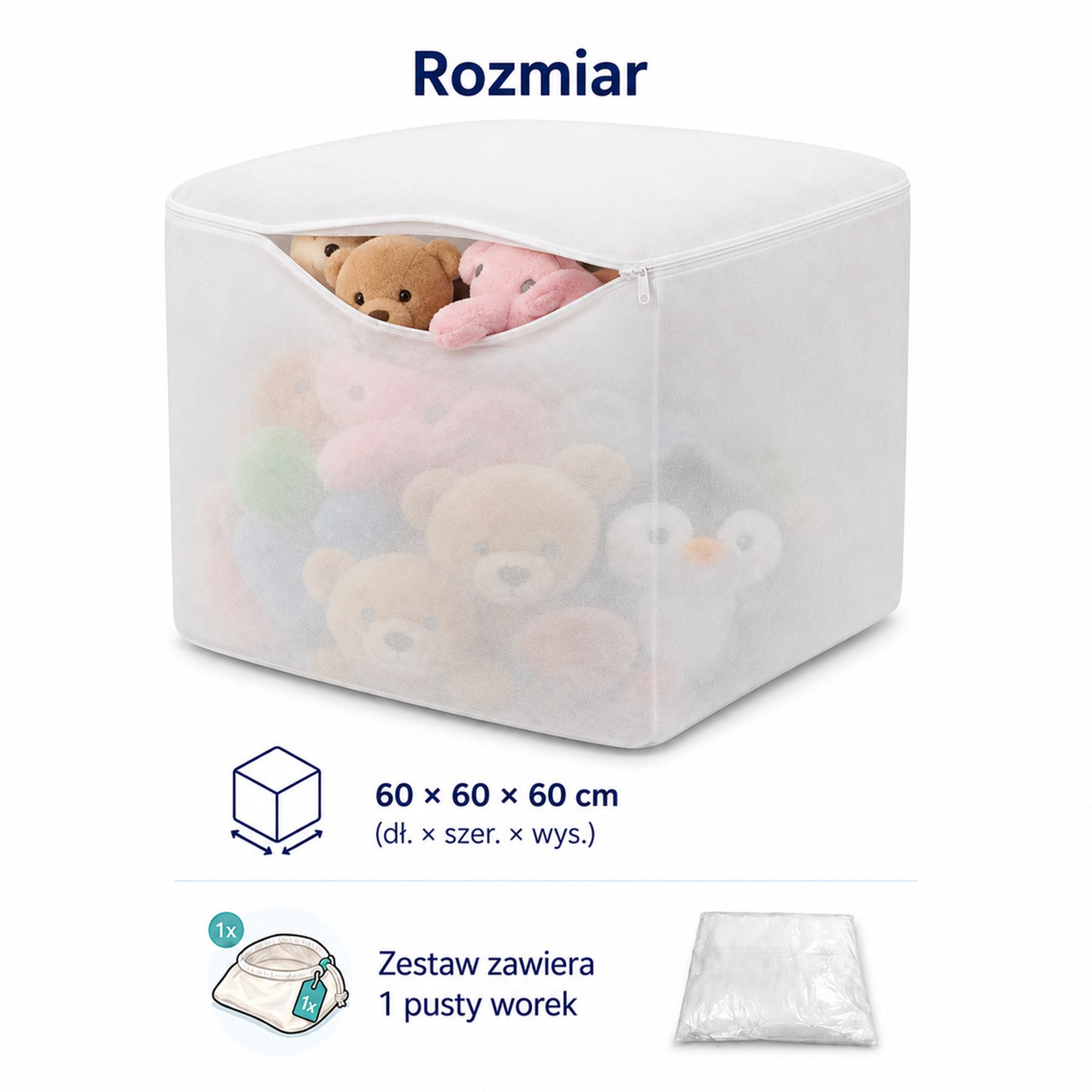 Pokrowiec podnóżek Cube