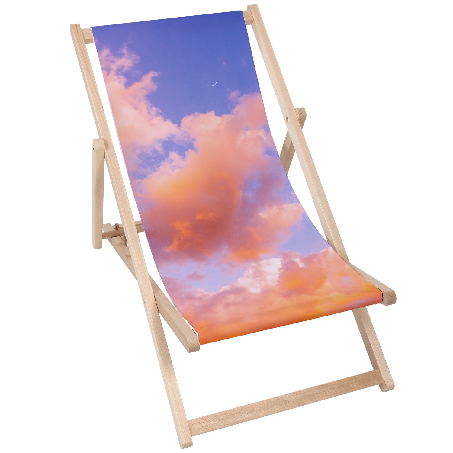 Dřevěné lehátko Colourfull Clouds