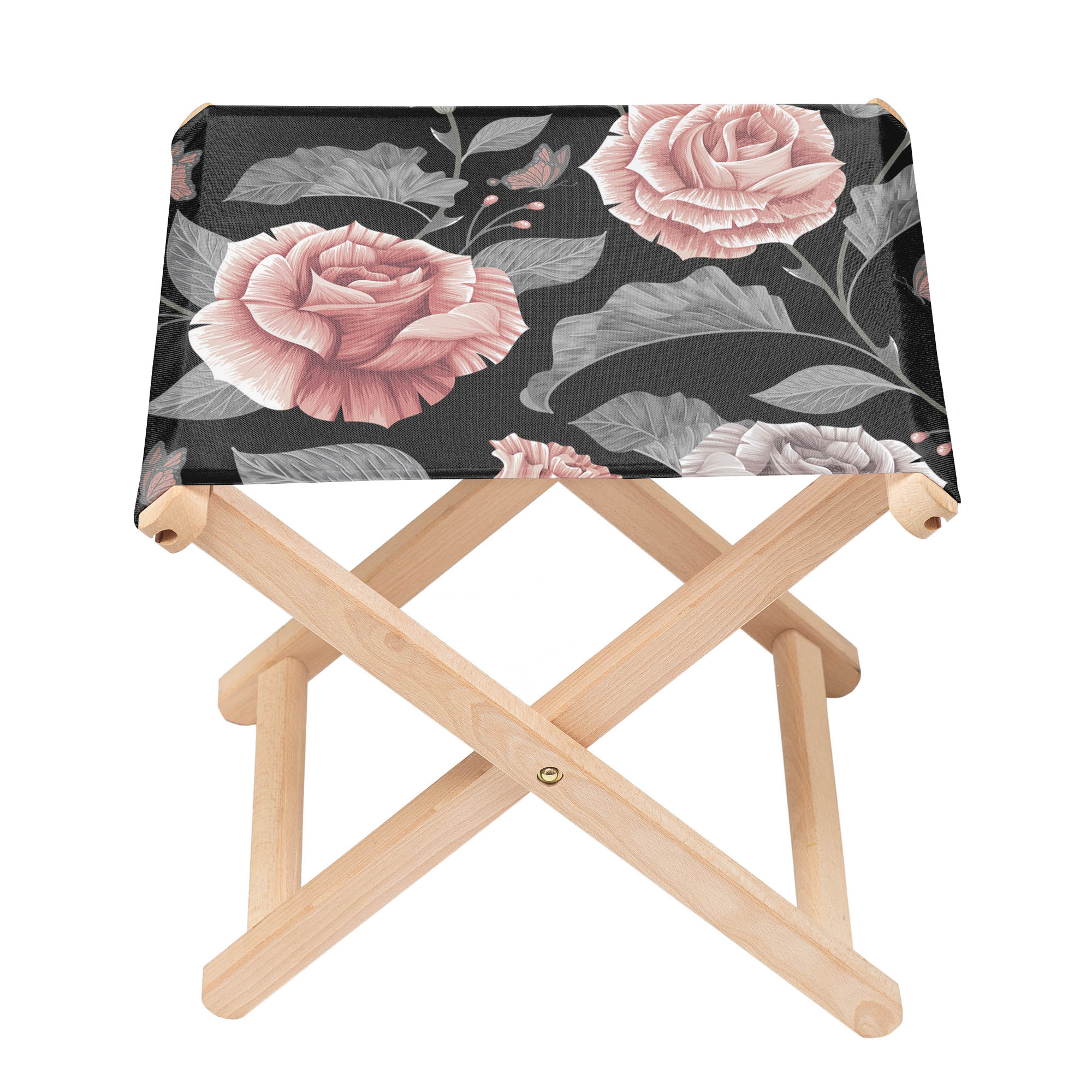 Židlička Dark Vintage Floral