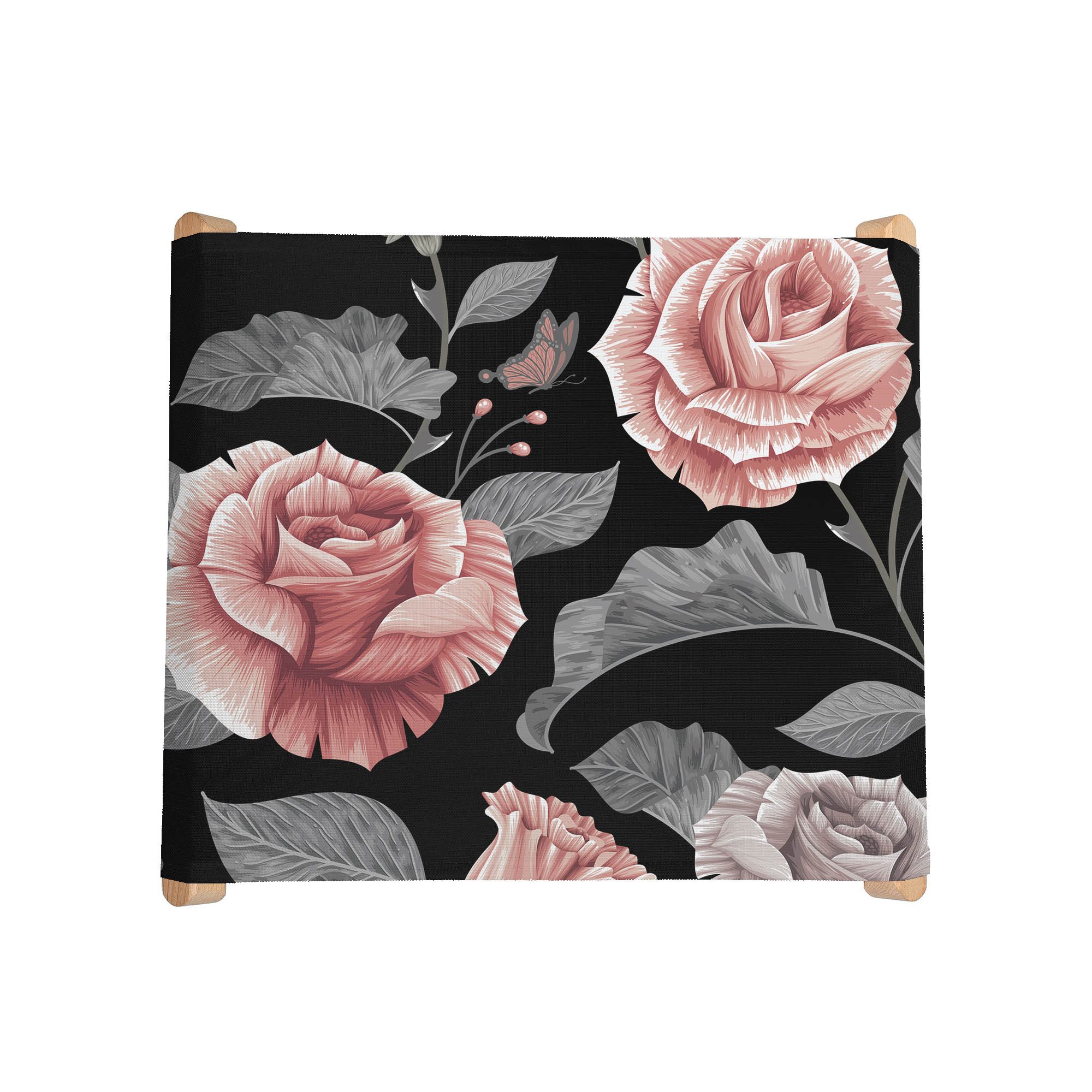 Židlička Dark Vintage Floral