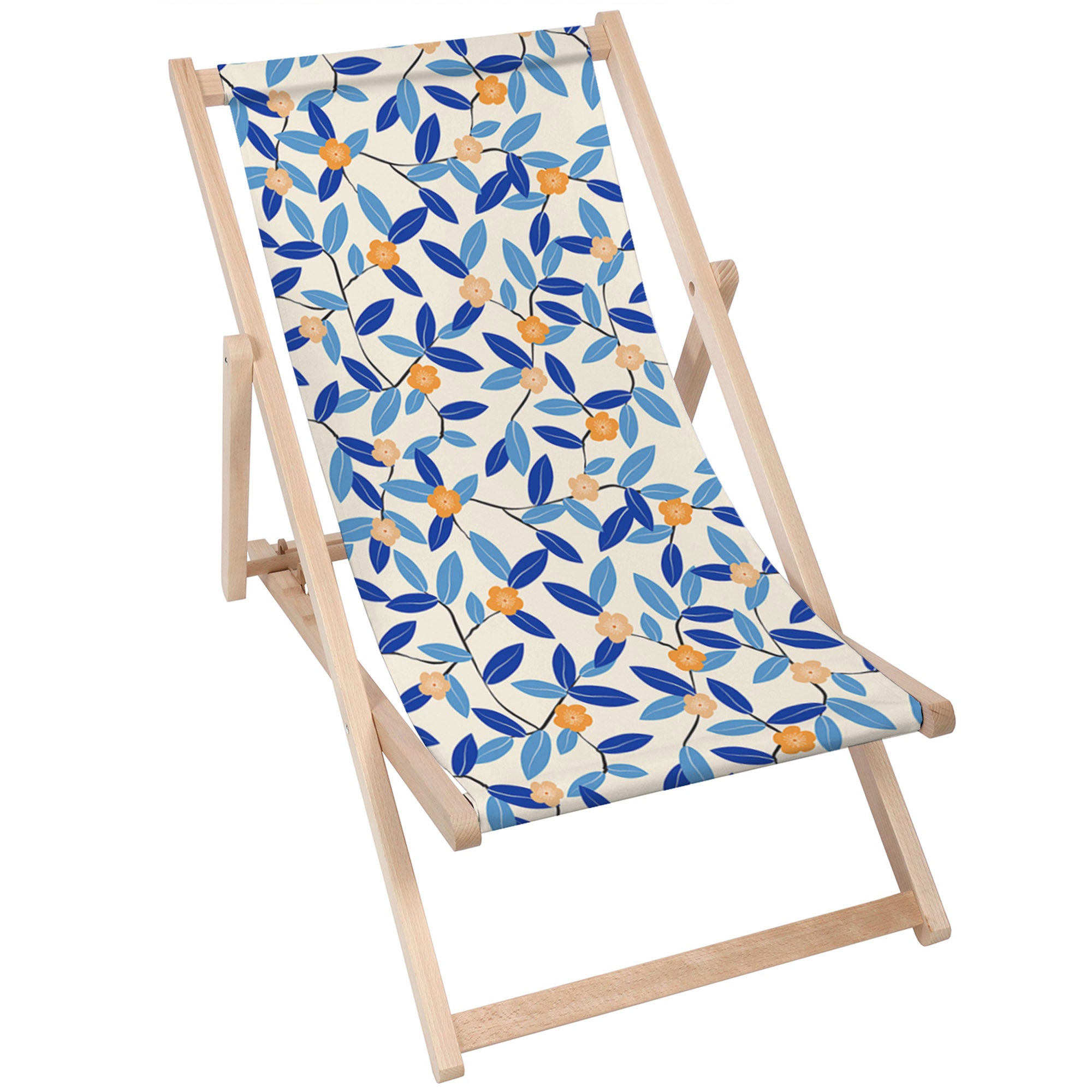 Wooden Deck Chair Energy Blues-M