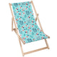 Wooden Deck Chair Ladybugs and Flowers-M