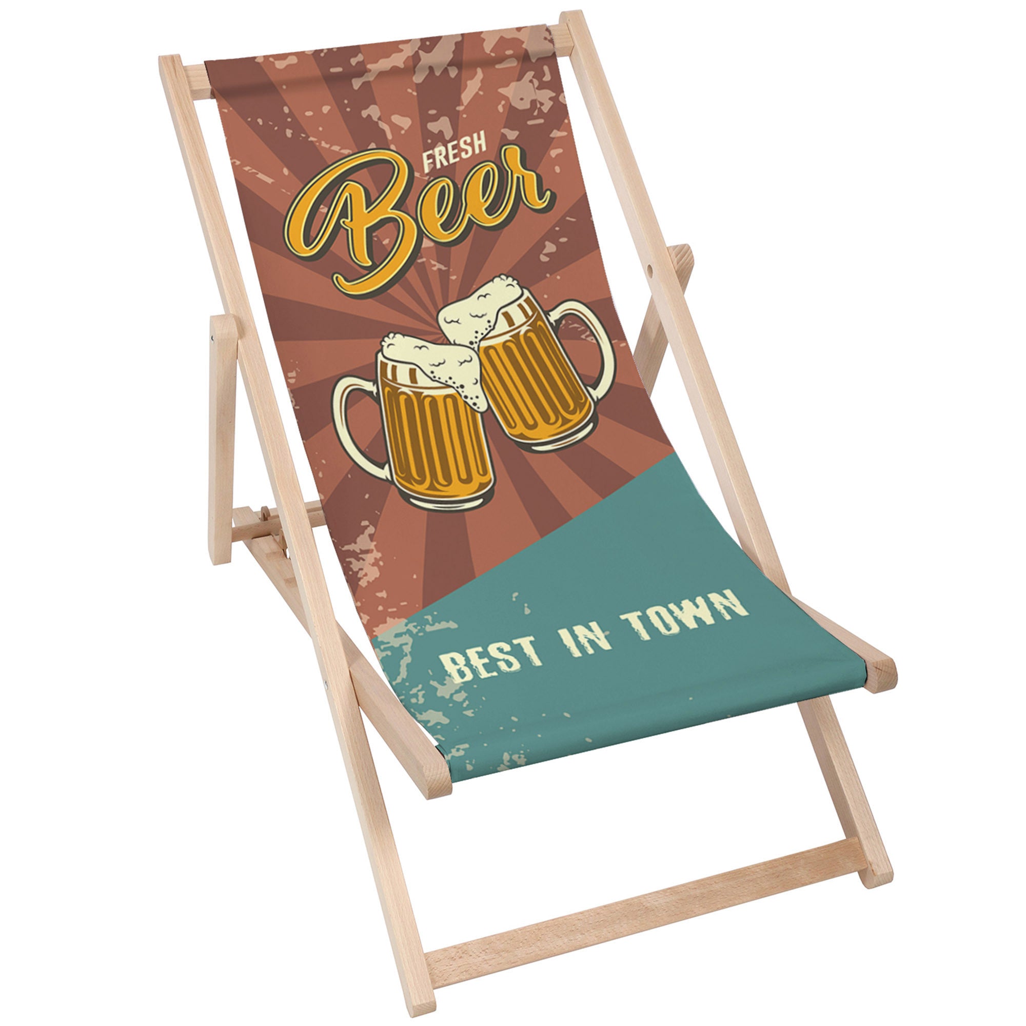 Dřevěné lehátko Beer