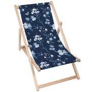 Dřevěné lehátko Blue Botanical-M