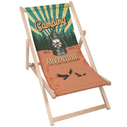 Dřevěné lehátko Camping