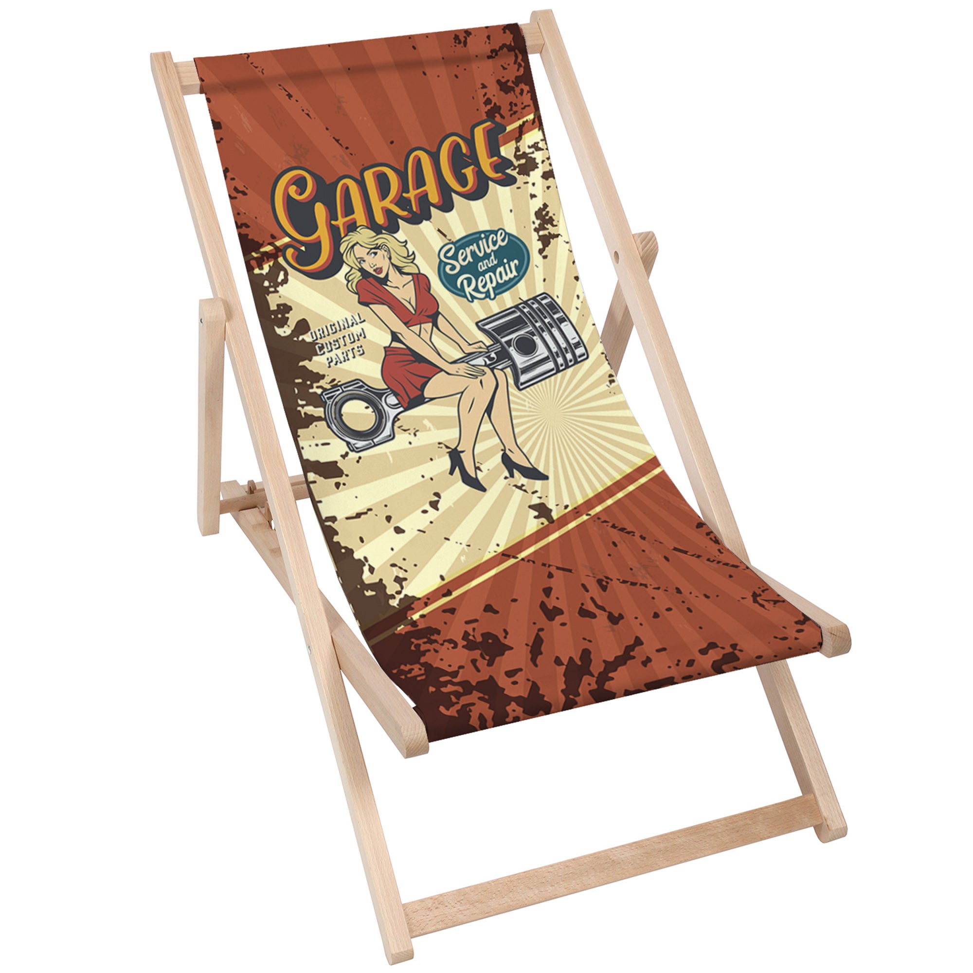 Wooden Deck Chair Garage Service and Repair